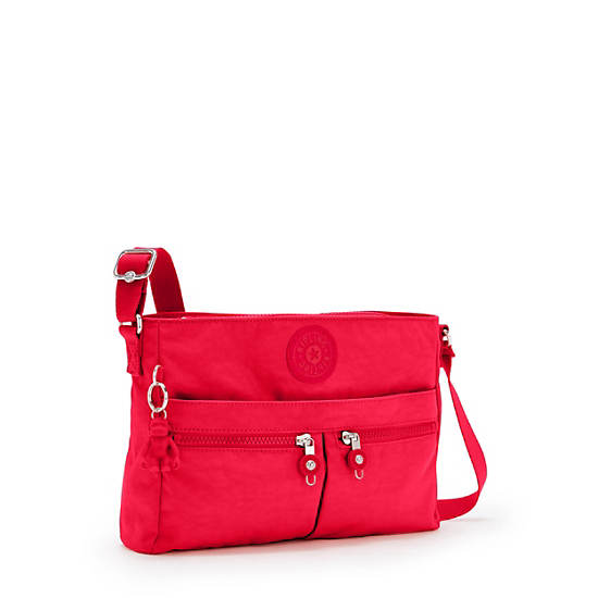 Kipling New Angie Crossbody Väska Vinröda | SE 2022RV